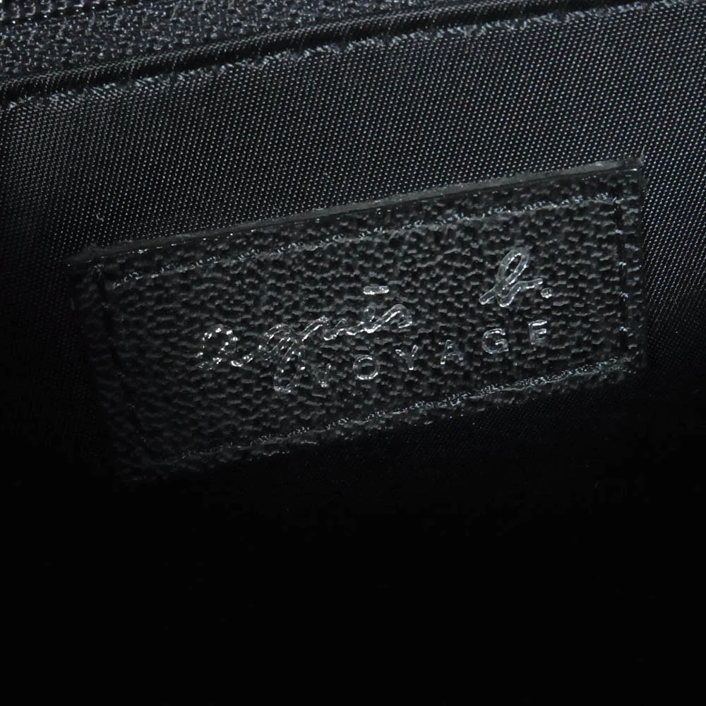 agnes b. アニエスベー VOYAGE ボヤージュ レザー ショルダー バッグ ブラック系【中古】 - Image 6