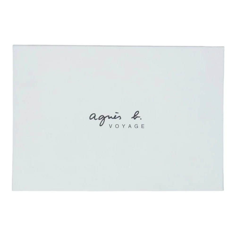 agnes b. アニエスベー VOYAGE ボヤージュ G784-VN01 レザー ショルダーバッグ ブラック系【極上美品】【中古】 - Image 8