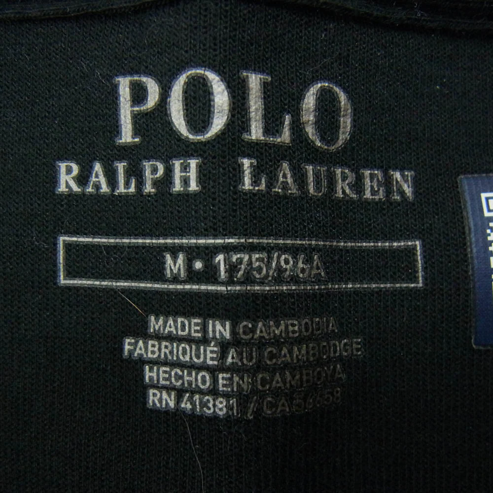 POLO RALPH LAUREN ポロ・ラルフローレン ダブルニットボンバージャケット ポニーロゴ アクションプリーツ ブルゾン ブラック系 M【中古】 - Image 5