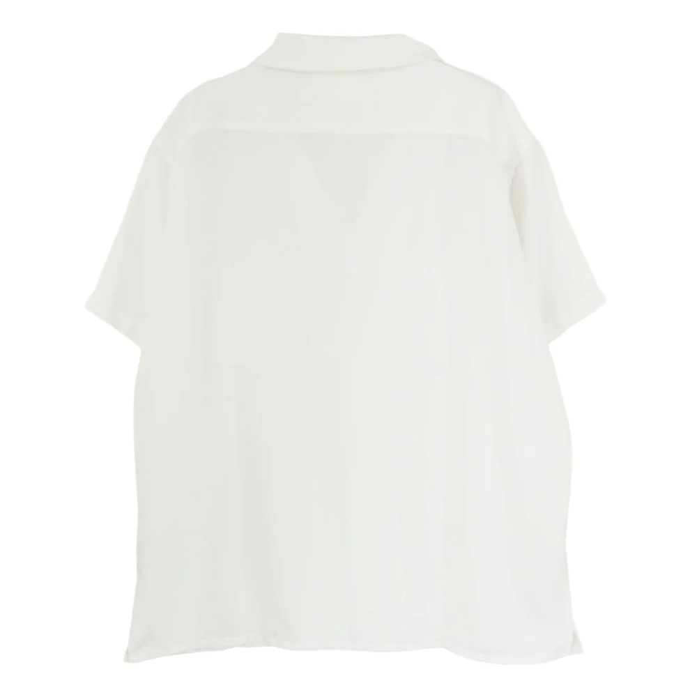 CRIMIE クライミー CR1-02D3-SS03 FLAP POCKET EASY CARE SHORT SLEEVE SHIRT フラップ ポケット サテン 半袖 シャツ ホワイト系 XL【中古】 - Image 2