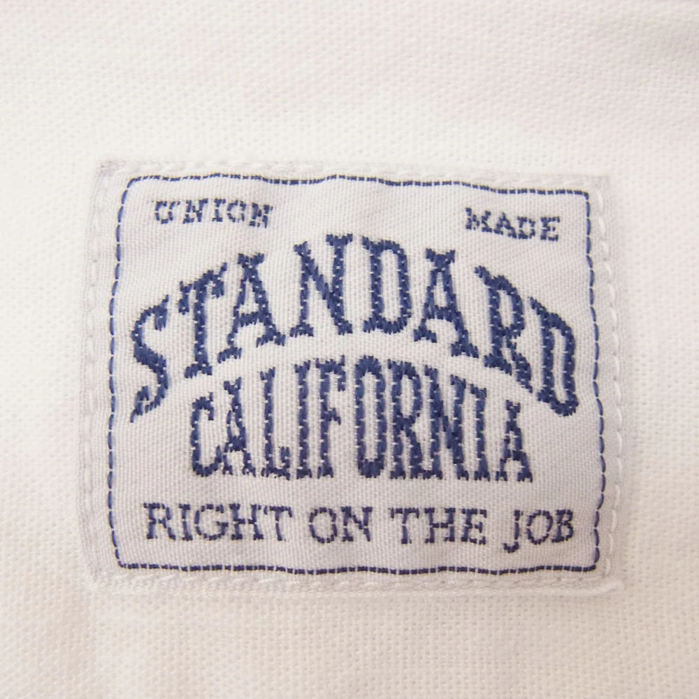 STANDARD CALIFORNIA スタンダードカリフォルニア ロゴワッペン 長袖 シャツ ホワイト系 XL【中古】 - Image 5