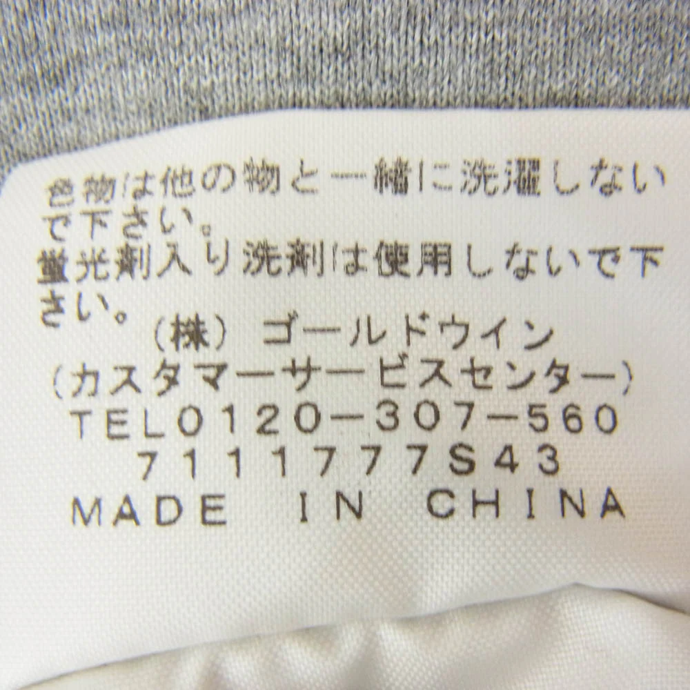 THE NORTH FACE ノースフェイス NT31894 SIGNBOARD TEE サインボード ロゴプリント ランニング Tシャツ 半袖カットソー グレー系 M【中古】 - Image 5
