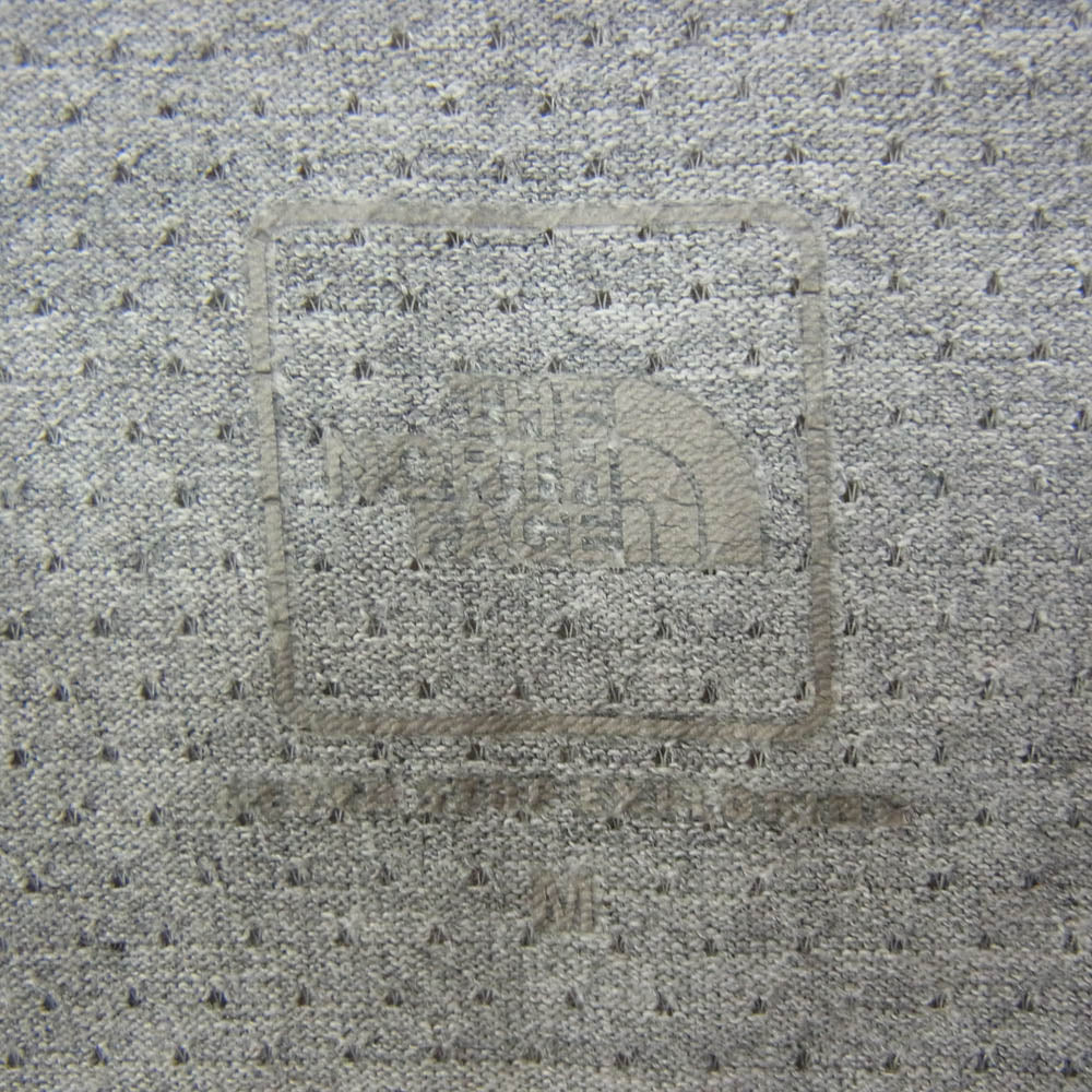 THE NORTH FACE ノースフェイス NT11869 メッシュ ロゴプリント ランニング Tシャツ 半袖カットソー グレー系 M【中古】 - Image 6