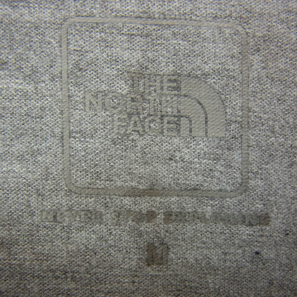 THE NORTH FACE ノースフェイス NT31874 OUTLINE MA LG TEE アウトライン ロゴ プリント ランニング Tシャツ 半袖カットソー グレー系 M【中古】 - Image 4