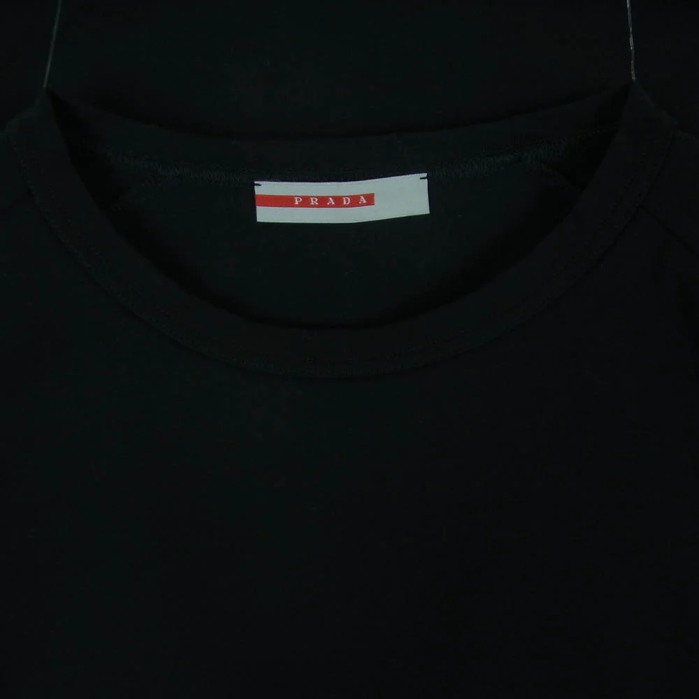 PRADA SPORTS プラダスポーツ バックジップポケット 長袖 ロングスリーブ Tシャツ カットソー ブラック系 M【中古】 - Image 3
