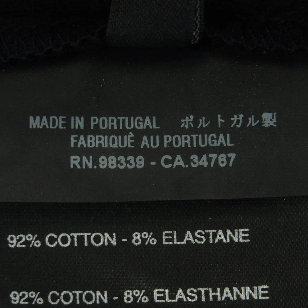 PRADA SPORTS プラダスポーツ 00s パイピング ハーフジップ 半袖 ポロシャツ ポルトガル製 ダークネイビー系 L【中古】 - Image 6