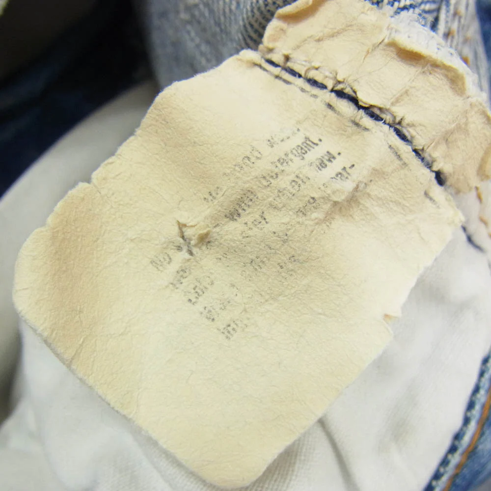 Levi's リーバイス 80s 501 赤耳 ボタン裏刻印524デニム パンツ インディゴブルー系 サイズ表記無【中古】 - Image 3