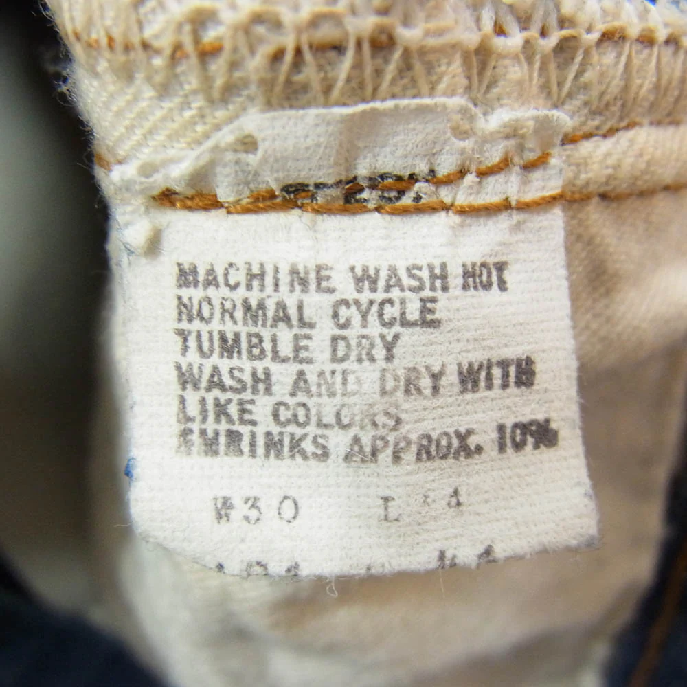 Levi's リーバイス 90s USA製 501 レギュラー サークルR ボタン裏刻印653 デニムパンツ インディゴブルー系 30【中古】 - Image 4
