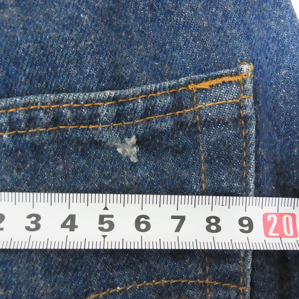 Levi's リーバイス 90s USA製 501 レギュラー サークルR ボタン裏刻印653 デニムパンツ インディゴブルー系 30【中古】 - Image 6