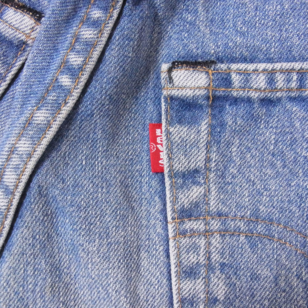 Levi's リーバイス 80s 501 赤耳 ボタン裏刻印524 デニム パンツ ライトブルー系 W27L34【中古】 - Image 3
