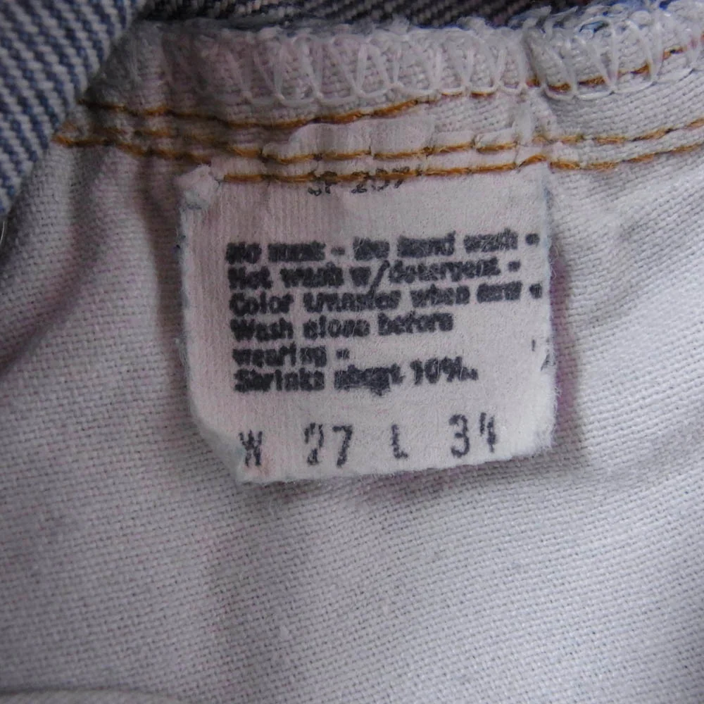 Levi's リーバイス 80s 501 赤耳 ボタン裏刻印524 デニム パンツ ライトブルー系 W27L34【中古】 - Image 4