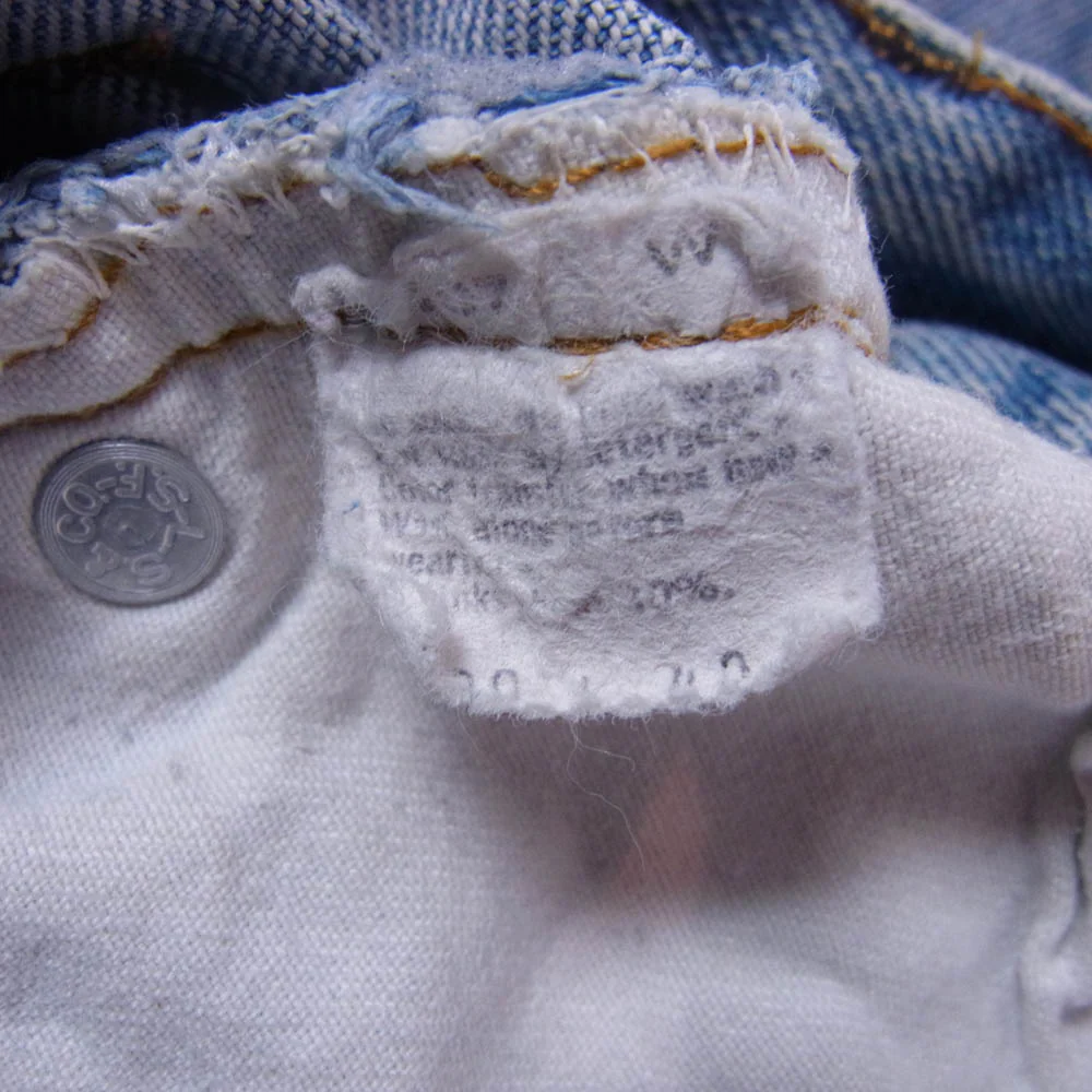 Levi's リーバイス 80s 501 赤耳 ボタン裏刻印524 デニム パンツ ライトブルー系 不明【中古】 - Image 4