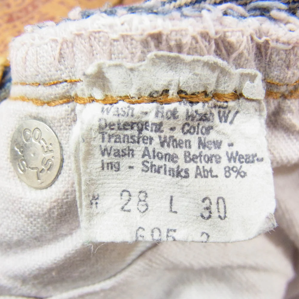 Levi's リーバイス 501 66後期 smalle ボタン裏刻印6 デニム パンツ インディゴブルー系 28【中古】 - Image 4