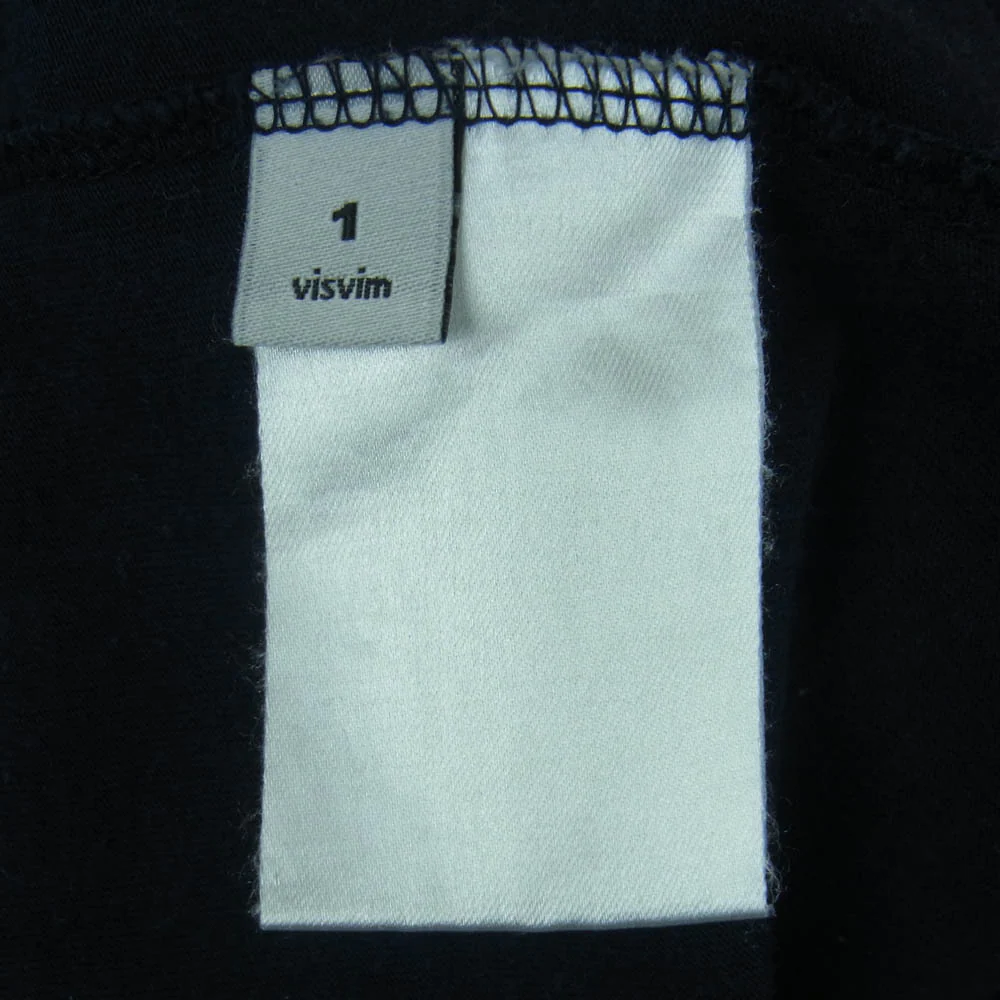 VISVIM ビズビム クルーネック Tシャツ 半袖 カットソー 日本製 ダークネイビー系 1【中古】 - Image 6