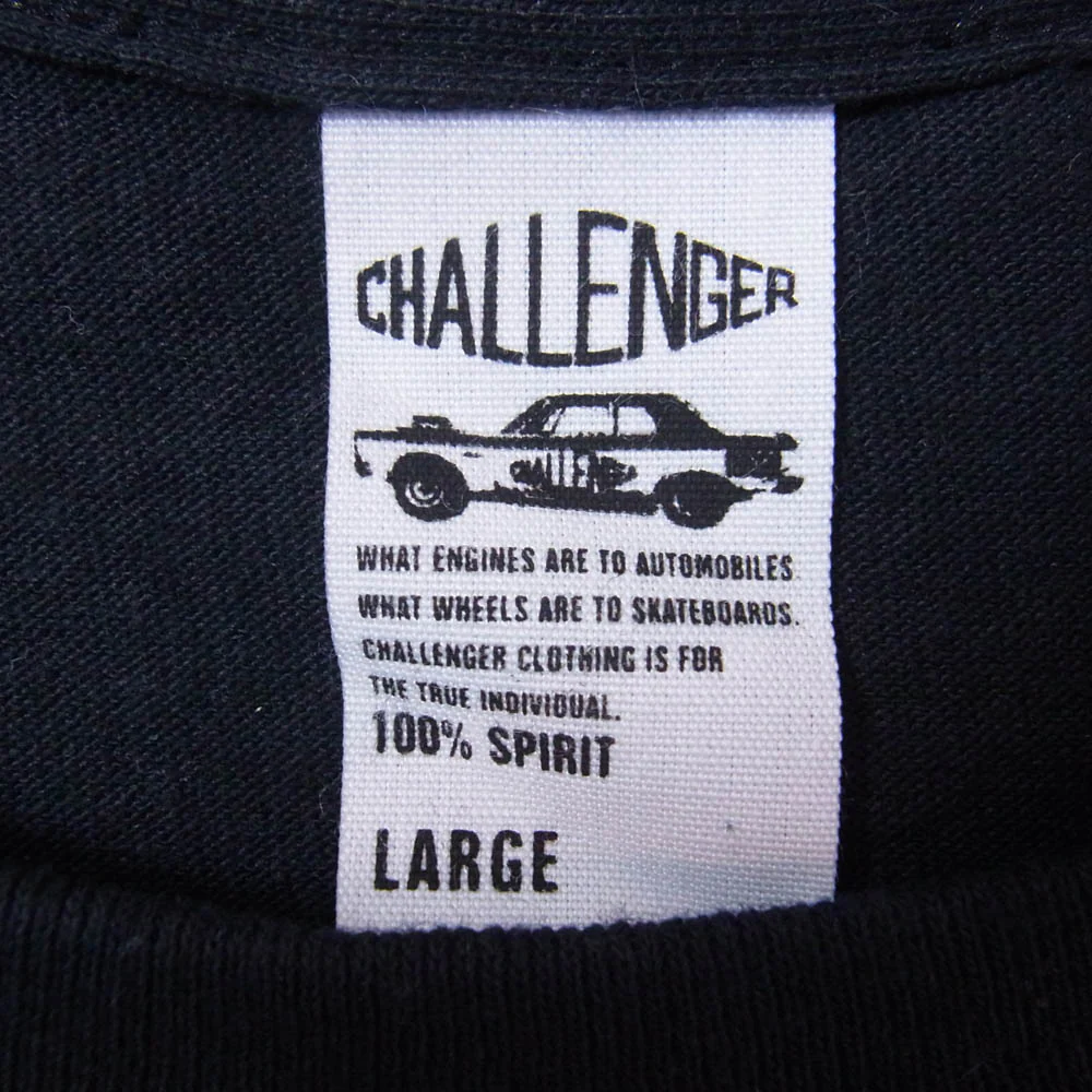 CHALLENGER チャレンジャー CLG-TS 023-020 KODE TALKERS 2023 TOUR TEE コードトーカーズ 半袖 ツアーTシャツ ブラック系 L【中古】 - Image 4