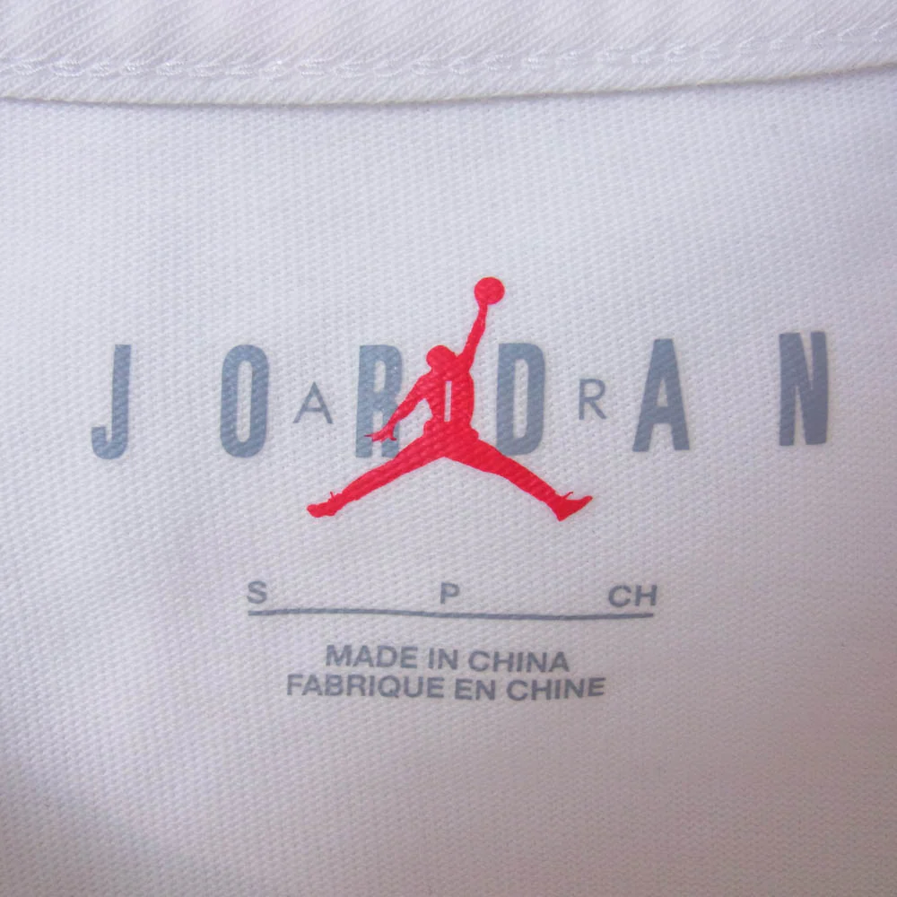 NIKE AIR JORDAN ナイキ ジョーダン 21AW DJ0619-133 Air Jordan Travis Scott Fragment Tee White トラヴィススコット フラグメント 半袖 Tシャツ オフホワイト系 165/84A【中古】 - Image 4