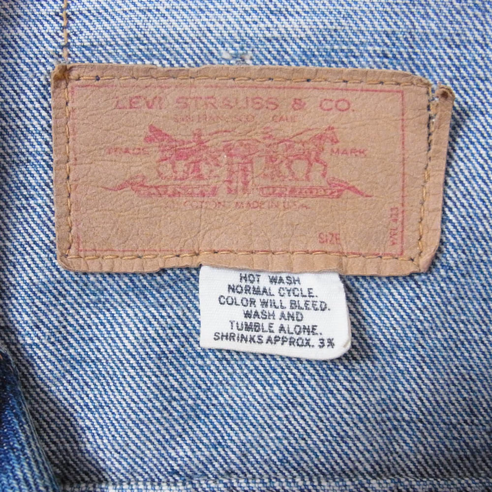 Levi's リーバイス Vintage ヴィンテージ 70505 4TH ボタン裏刻印52 ケアタグ DENIM JACKET デニムジャケット インディゴブルー系 不明【中古】 - Image 5