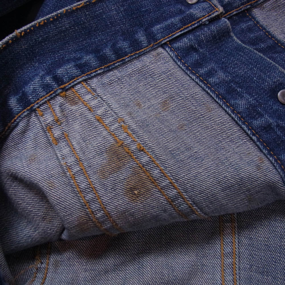 Levi's リーバイス Vintage ヴィンテージ 70505 4TH ボタン裏刻印52 ケアタグ DENIM JACKET デニムジャケット インディゴブルー系 不明【中古】 - Image 7