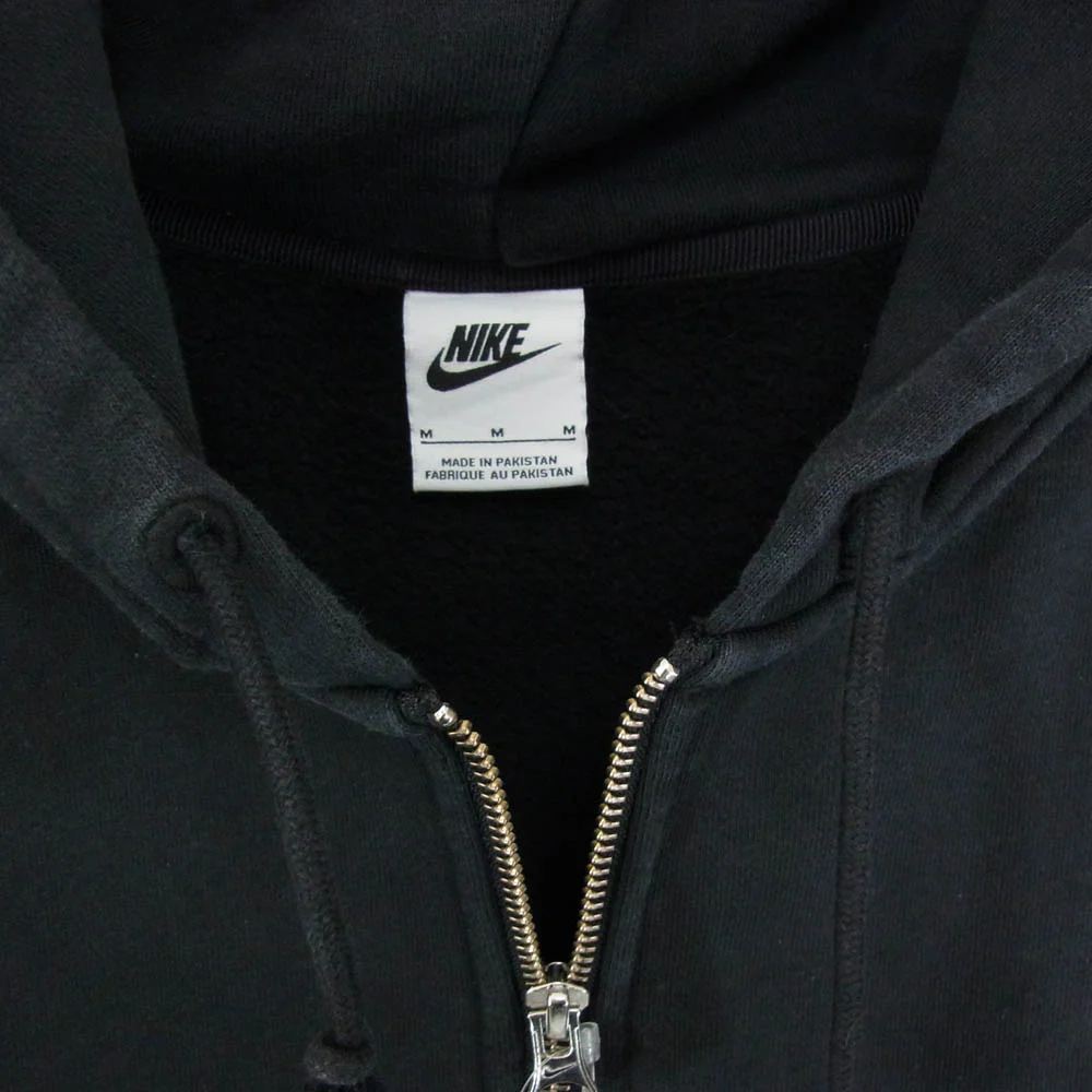 NIKE ナイキ 24AW FJ9175-010 x STUSSY Stone Washed Fleece Zip Hoodie ステューシー ストーン ウォッシュ フリース ジップ フーディー パーカー ブラック系 M【中古】 - Image 3