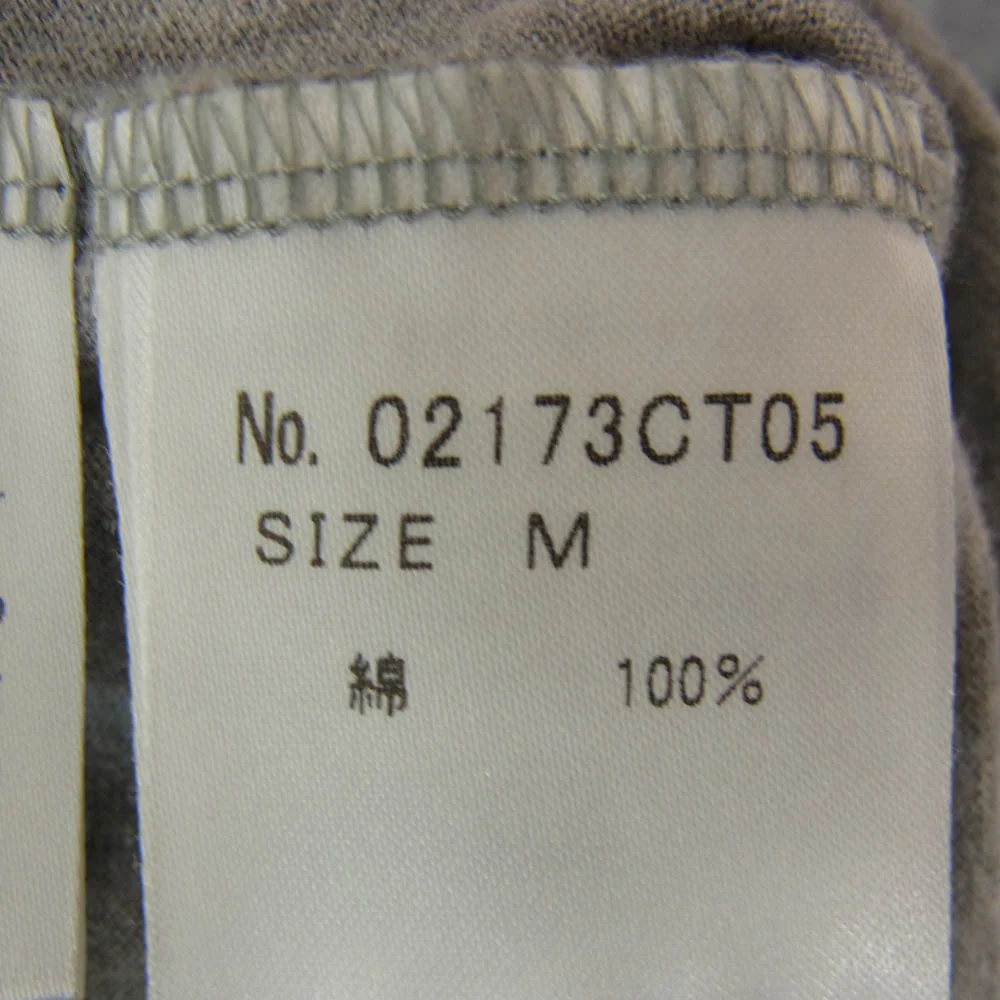 HYSTERIC GLAMOUR ヒステリックグラマー 02173CT05 LOOK AT ME フロントプリント リンガーネック Tシャツ 半袖カットソー グレー系 M【中古】 - Image 5