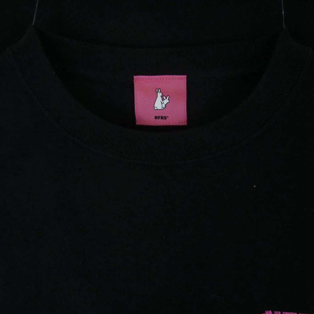 #FR2 エフアールツー 梅 Neon T-shirt ネオン バックプリント Tシャツ 半袖 カットソー 中国製 ブラック系 L【中古】 - Image 3