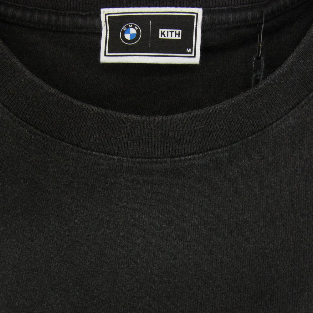 KITH キス 24AW KMH033030 × BMW ビーエムダブリュー Technoviolet Vintage Tee ヴィンテージ加工 ロゴプリント Tシャツ 半袖カットソー ブラック系 M【新古品】【未使用】【中古】 - Image 3
