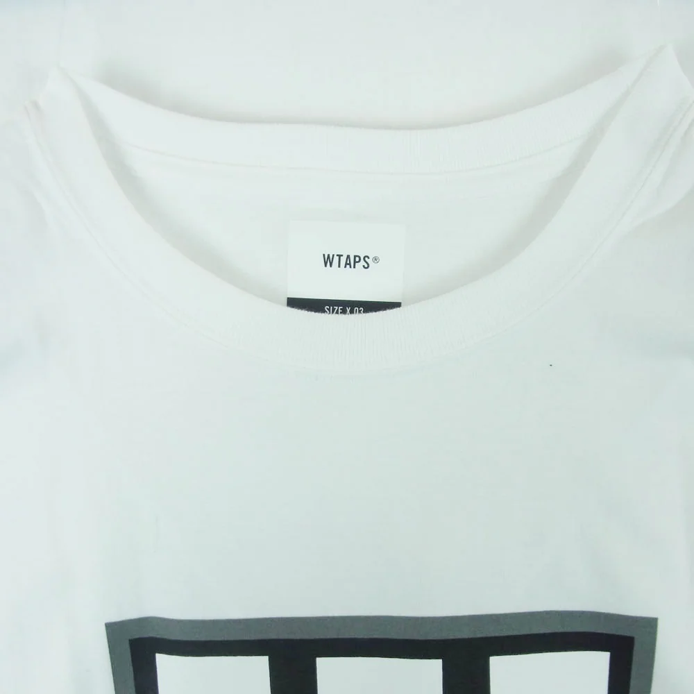 WTAPS ダブルタップス 22AW 222PCDT-ST01S EVIL TIP TEE イヴィル ティップ フロント ロゴ Tシャツ 半袖 カットソー ホワイト系 03【美品】【中古】 - Image 3