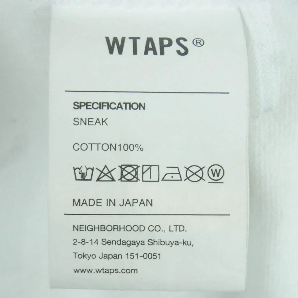 WTAPS ダブルタップス 23SS 231ATDT-LTM02S VISUAL UPARMORED LS COTTON ビジュアル アップアーマード コットン ロングスリーブ 長袖 Tシャツ カットソー ホワイト系 03【中古】 - Image 6