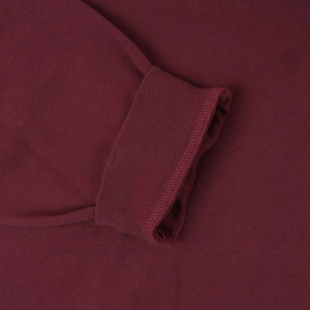 WTAPS ダブルタップス 23AW 232ATDT-CSM05 OBJ LS COTTON CONTAINING オブジェ ロングスリーブ コットン コンテイニング バックロゴ Tシャツ 長袖 カットソー ボルドー系 03【中古】 - Image 4