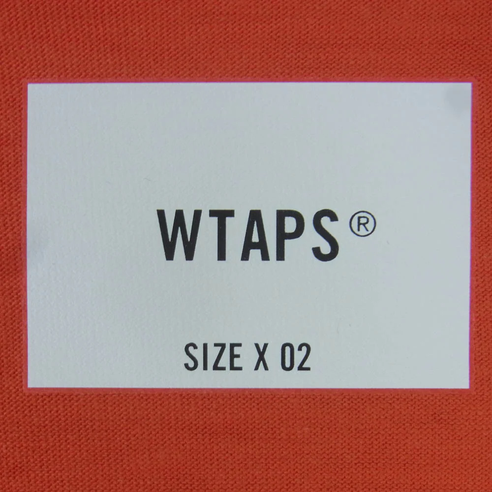 WTAPS ダブルタップス 23SS 231ATDT-CSM37 SAC CTPL LEAGUE サック シーティーピーエル リーグ 胸ポケット ロゴ Tシャツ 半袖 カットソー レッド系 02【極上美品】【中古】 - Image 4