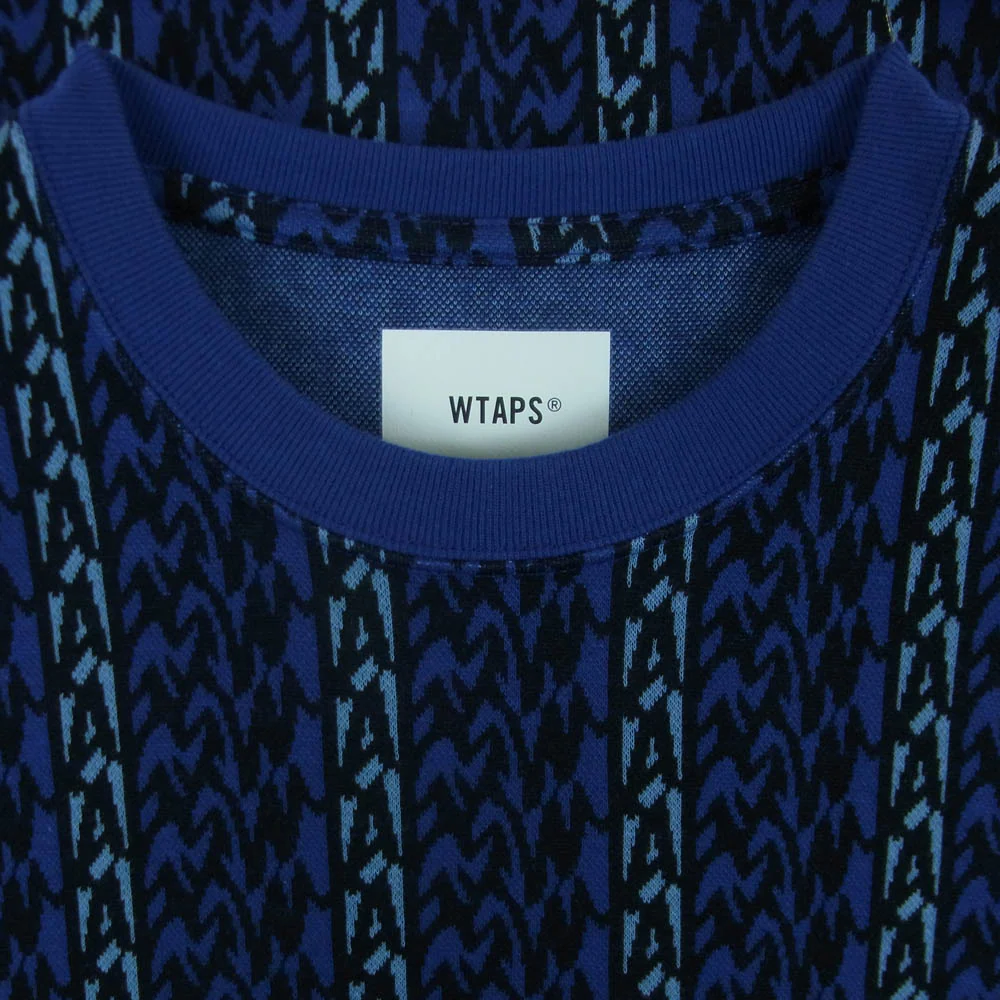 WTAPS ダブルタップス 24SS 241ATDT-CSM25 BDY SS COTTON SIGN TEE ボーディー ショート スリーブ コットン サイン Tシャツ 半袖 カットソー ブルー系 ネイビー系 03【極上美品】【中古】 - Image 3