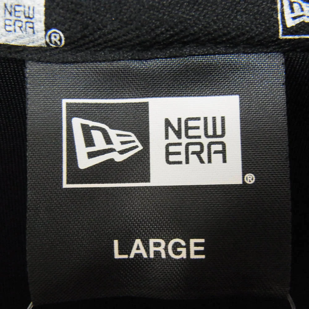 F.C.R.B. エフシーアールビー × SOPH NET × NEW ERA ソフネット ニューエラ ラバーロゴ フード スターデザイン ジップアップパーカー ブラック系 L【中古】 - Image 5
