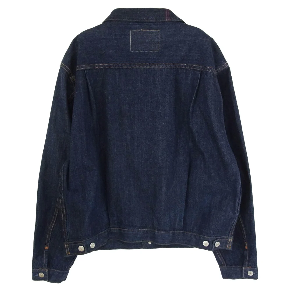 Anachronorm アナクロノーム CONTEXT-005 FRONT TUCK DENIM JACKET コットン デニム ジャケット インディゴブルー系 02【中古】 - Image 2