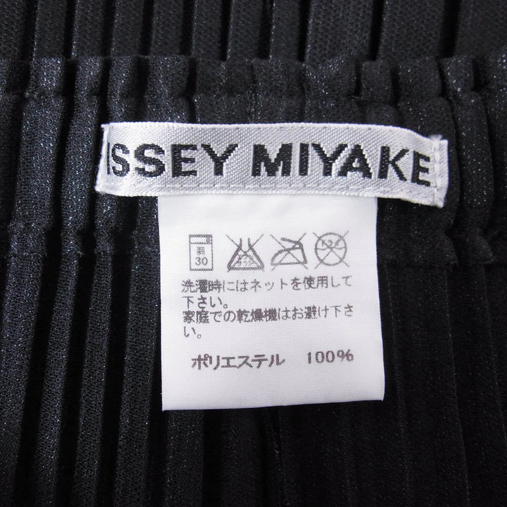 ISSEY MIYAKE イッセイミヤケ IM62FF633 プリーツ加工 パンツ ブラック系 2【中古】 - Image 3