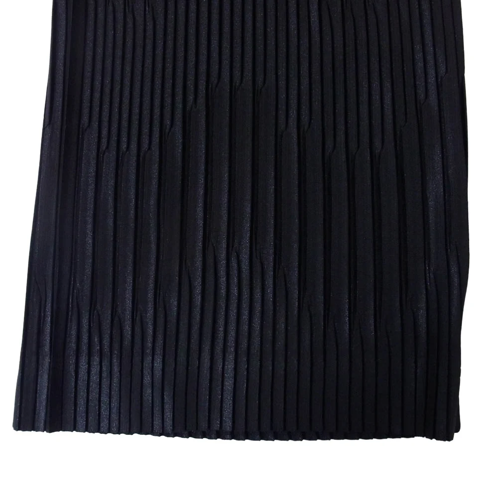 ISSEY MIYAKE イッセイミヤケ IM62FF633 プリーツ加工 パンツ ブラック系 2【中古】 - Image 4