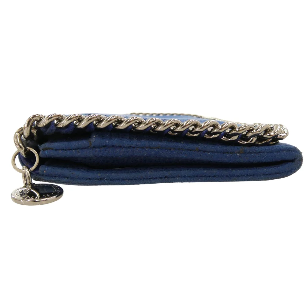 Stella McCartney ステラマッカートニー ファラベラ レザー ロングウォレット 二つ折り長財布 ブルー系【中古】 - Image 3