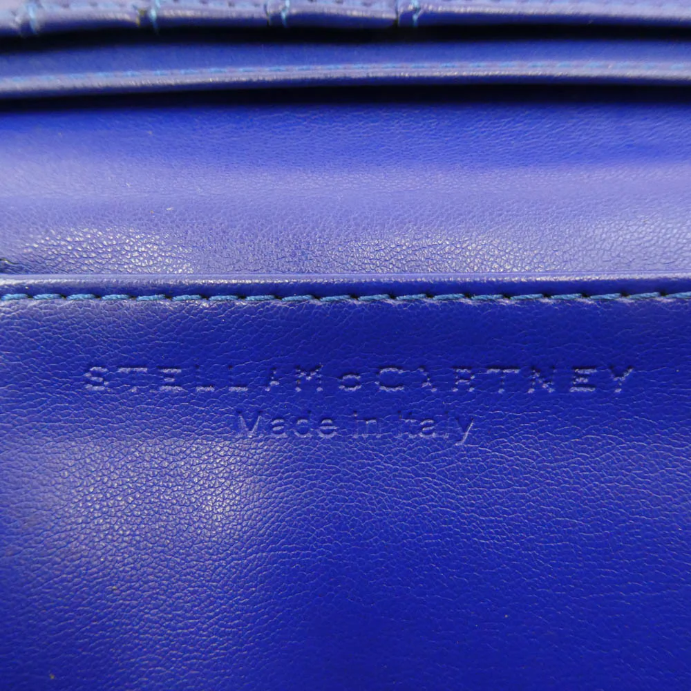 Stella McCartney ステラマッカートニー ファラベラ レザー ロングウォレット 二つ折り長財布 ブルー系【中古】 - Image 6