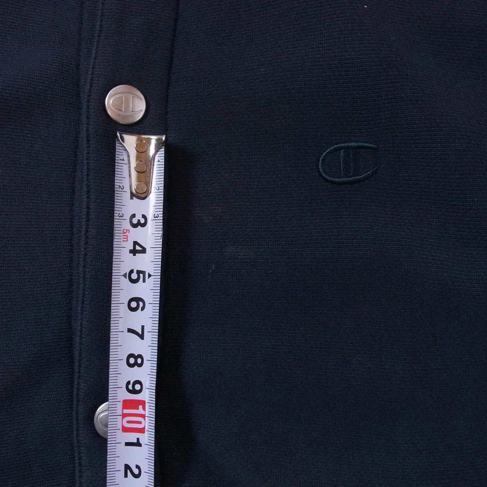 Champion チャンピオン C8-N016R リバースウィーブ スウェット スナップジャケット ブルゾン ダークネイビー系 L【中古】 - Image 6