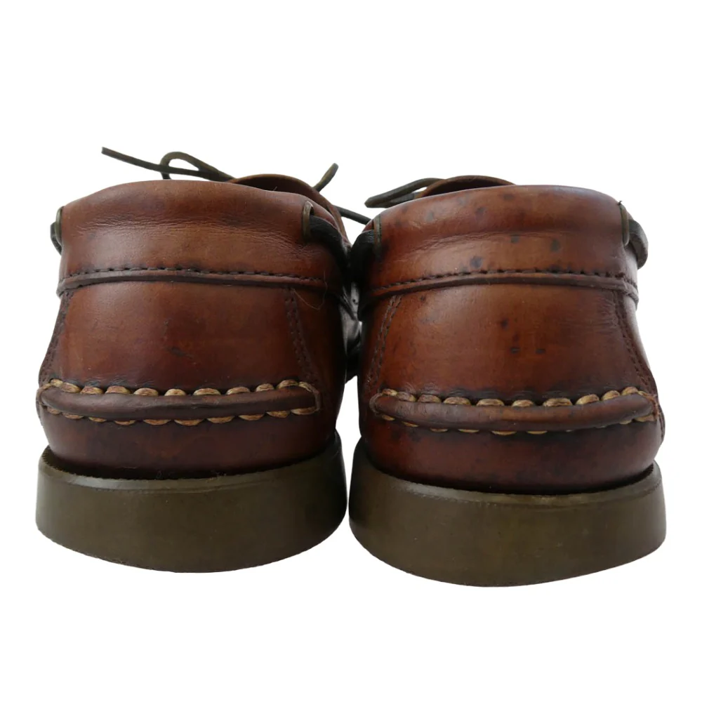 Paraboot パラブーツ BARTH MARINE バース レザー デッキシューズ ブラウン系 UK6.5【中古】 - Image 3