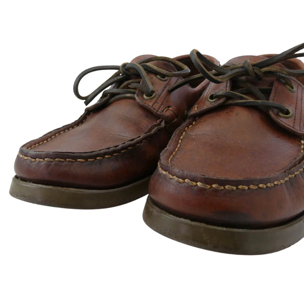 Paraboot パラブーツ BARTH MARINE バース レザー デッキシューズ ブラウン系 UK6.5【中古】 - Image 4