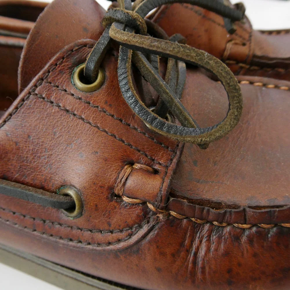 Paraboot パラブーツ BARTH MARINE バース レザー デッキシューズ ブラウン系 UK6.5【中古】 - Image 8