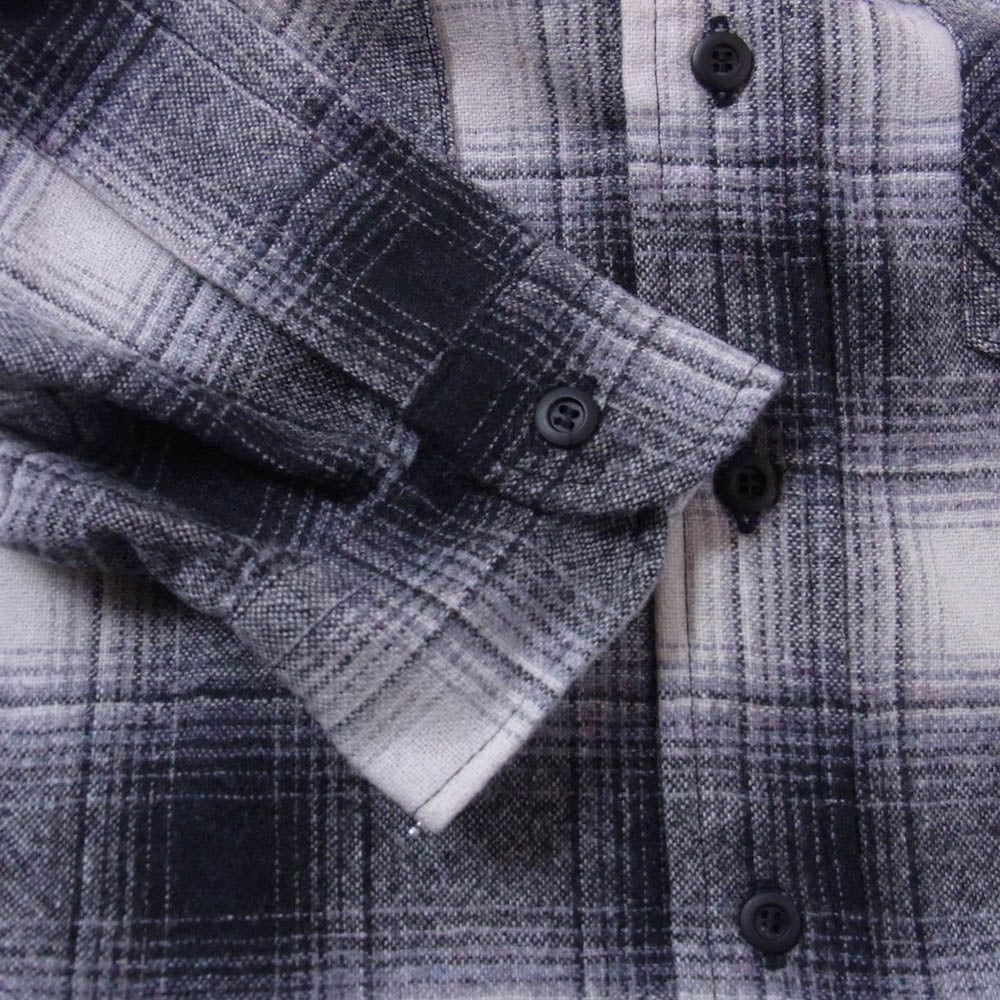 PENDLETON ペンドルトン Vintage ヴィンテージ 70s ウール 長袖 チェック シャツ ブラック系 S【中古】 - Image 4