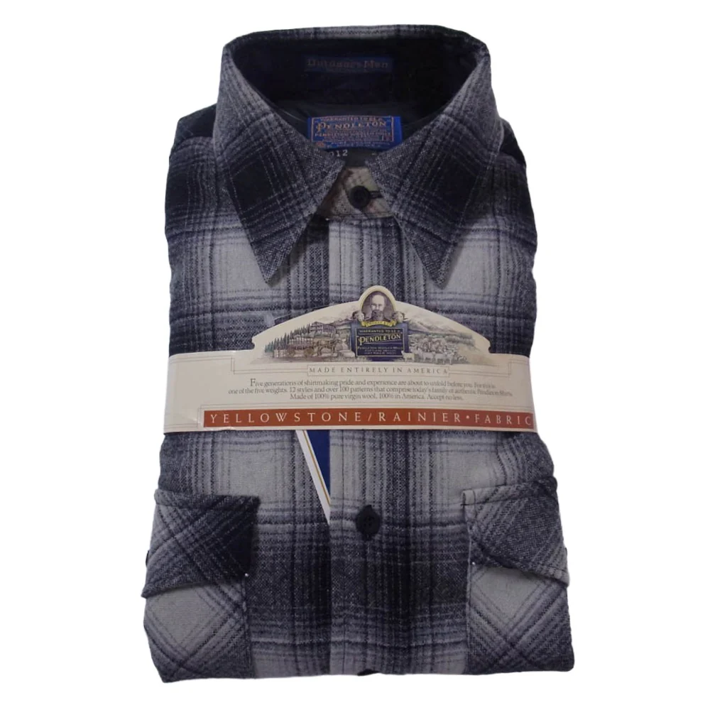 PENDLETON ペンドルトン Vintage ヴィンテージ 70s ウール 長袖 チェック シャツ ブラック系 S【中古】 - Image 8