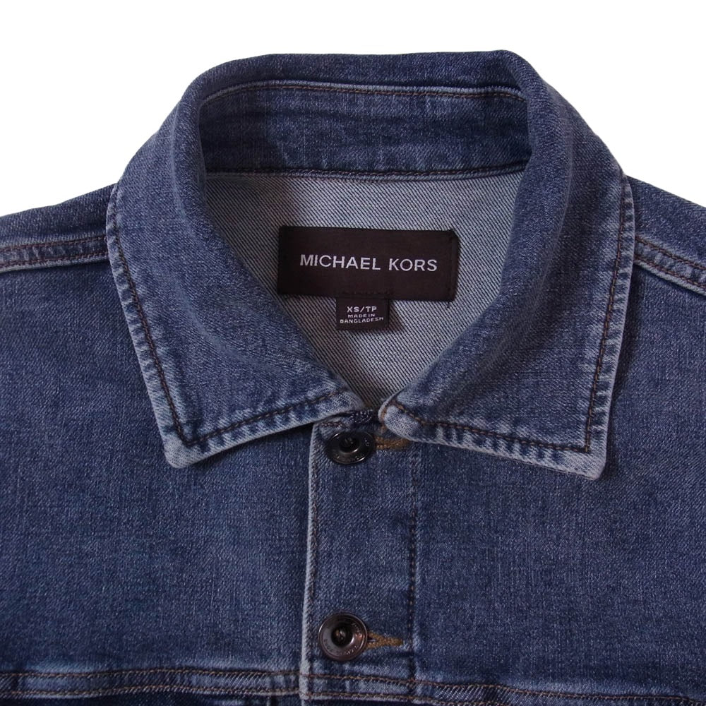 Michael Kors マイケルコース 0T4906K31X ウォッシュ加工 デニム ジャケット ブルゾン ブルー系 XS【中古】 - Image 3
