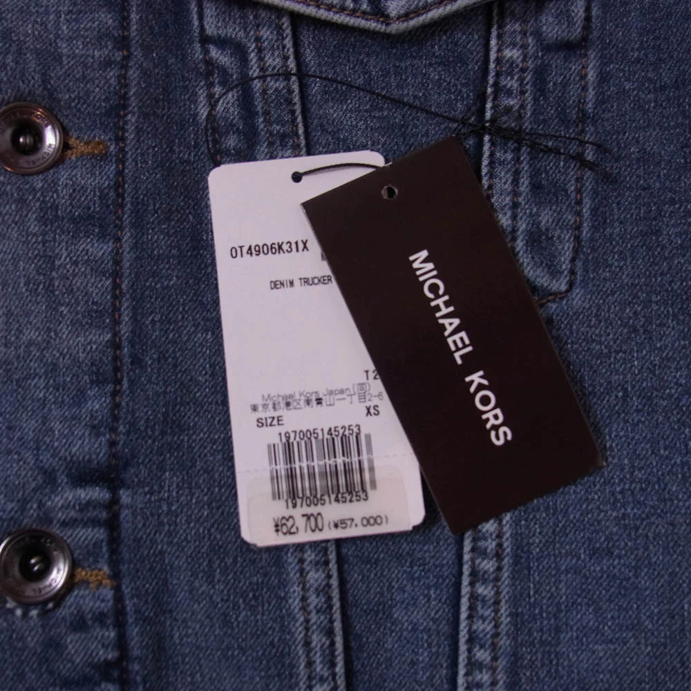Michael Kors マイケルコース 0T4906K31X ウォッシュ加工 デニム ジャケット ブルゾン ブルー系 XS【中古】 - Image 5