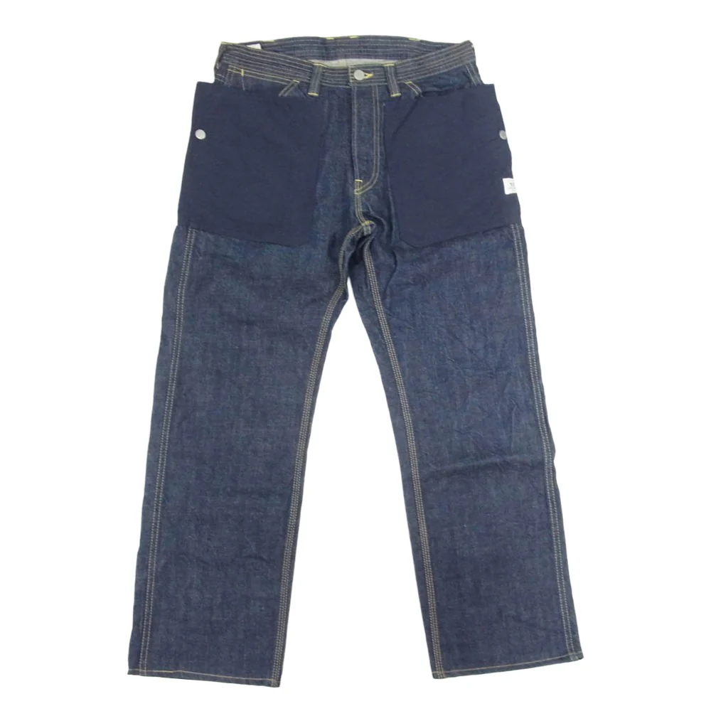 SASAFRAS ササフラス Fall Leaf Sprayer Pants フォールリーフ スプレイヤー デニムパンツ M インディゴブルー系 M【中古】