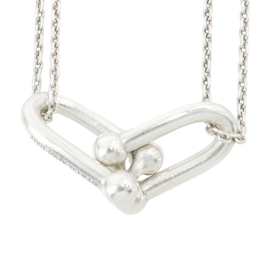 TIFFANY&Co. ティファニー ハードウェア ラージ ダブルリンク ネックレス ペンダント シルバー系【中古】 - Image 3