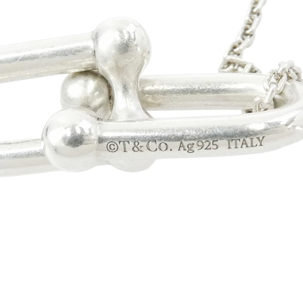 TIFFANY&Co. ティファニー ハードウェア ラージ ダブルリンク ネックレス ペンダント シルバー系【中古】 - Image 5