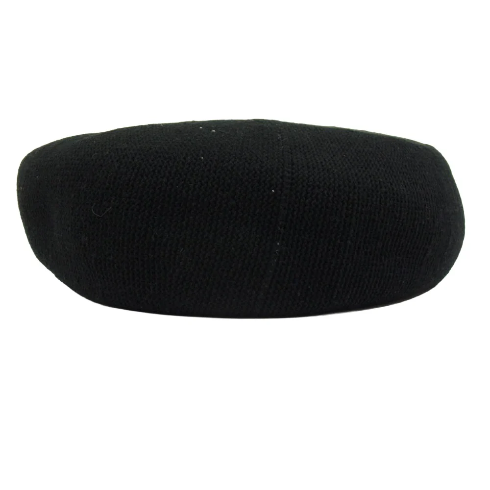 CHALLENGER チャレンジャー COTTON BERET コットン ベレー帽 ブラック ブラック系【中古】 - Image 3