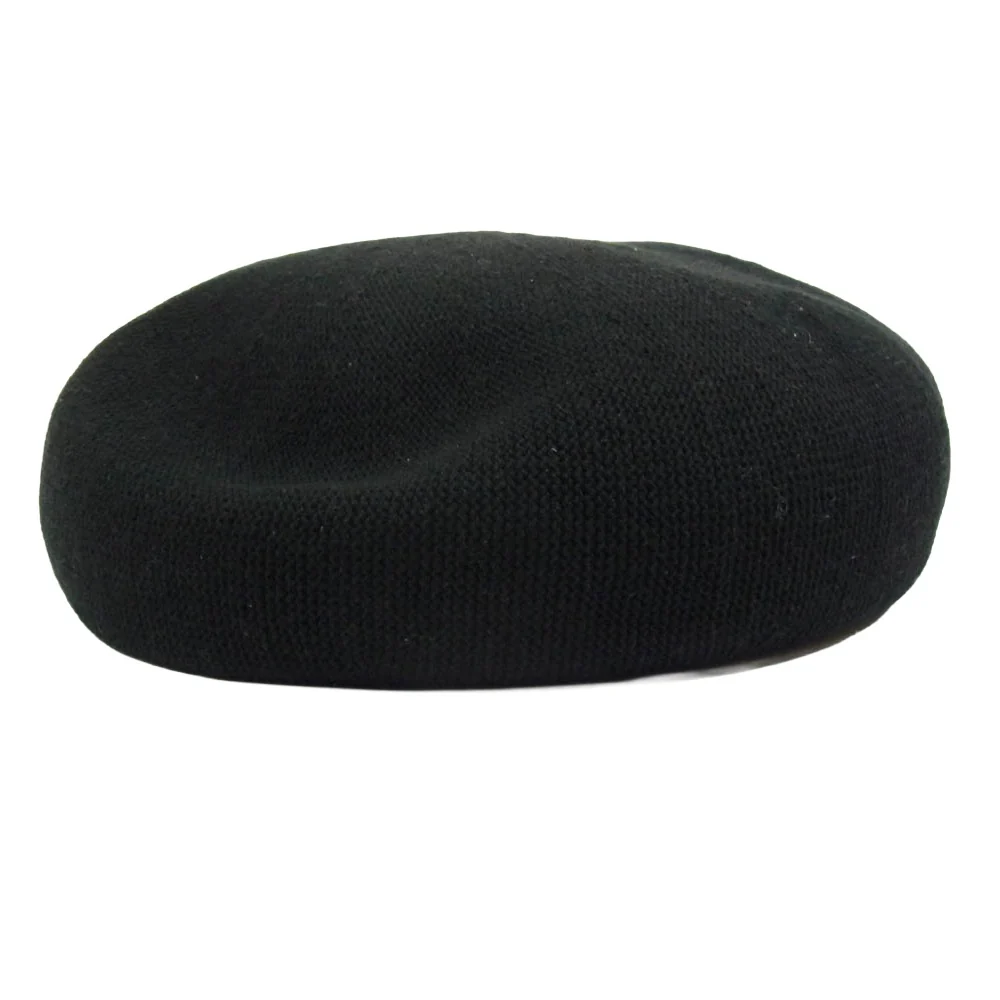 CHALLENGER チャレンジャー COTTON BERET コットン ベレー帽 ブラック ブラック系【中古】 - Image 4